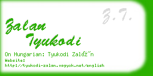 zalan tyukodi business card